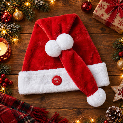 🎅 Funny Moving Santa Hat – Sjovt julefrokost-accessory 🎄