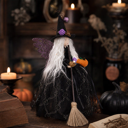 🧙‍♀️ Halloween heksedukke-dekorationer til hjem og fest 🎃