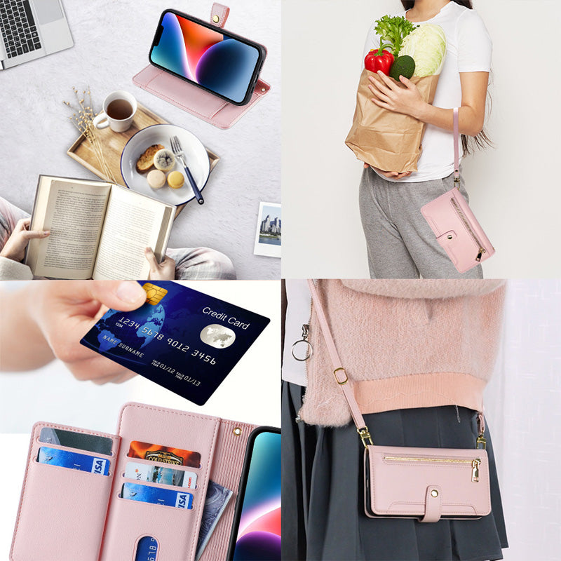 Cross-Body-Multifunktions-Handytasche/Cross-body monitoiminen matkapuhelinlaukku