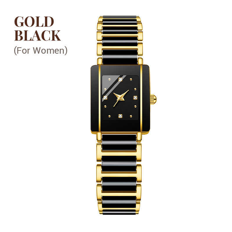 ⌚Fashion Keramisk Kvadratisk Quartz Ur