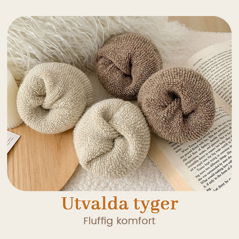 🧦 5 paria Lämpimiä VillaSukkia Mid-Calf Korkeudella
