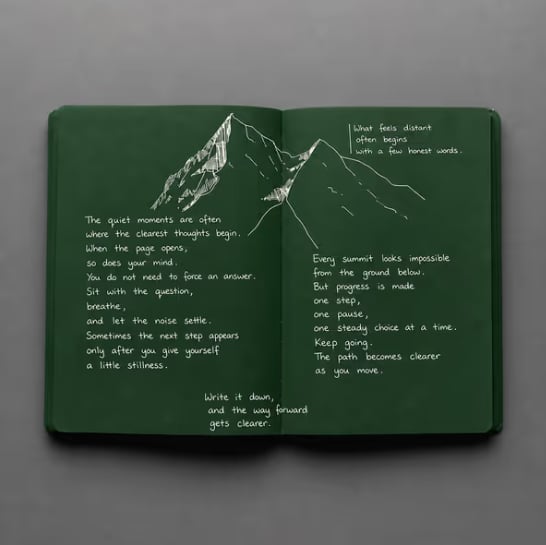 📘 Notedfy Think Blue Notebook – En Anden Slags Side til Bedre Idéer 💙