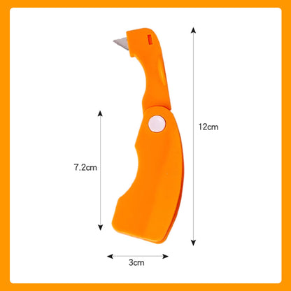 🍊 Sammenklappelig appelsinskræller – Nem skrælning uden rod, perfekt til at tage med på farten