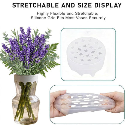 🎁 Køb 1, få 1 GRATIS 🌼 Gør dine blomster ranke og smukke – Silikoneholder til blomsterbuketter ✨