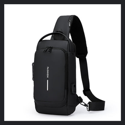 2024 Uusi yksinkertainen vedenpitävä vedenpitävä Crossbody olkalaukku