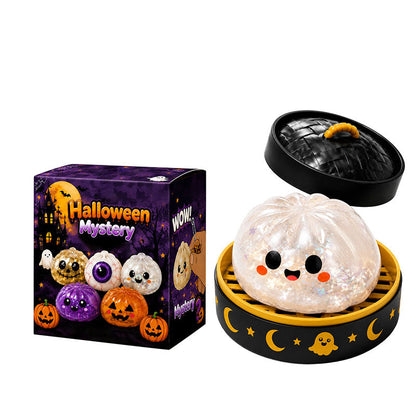 🎃 Halloween Dumpling Squeeze Squishy Legetøj
