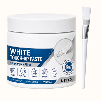 Hvid Møbel-Touch-Up Pasta med Pensel