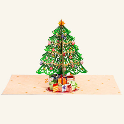 🎄 3D-pop-up-julekort med juletræ 🎁✨