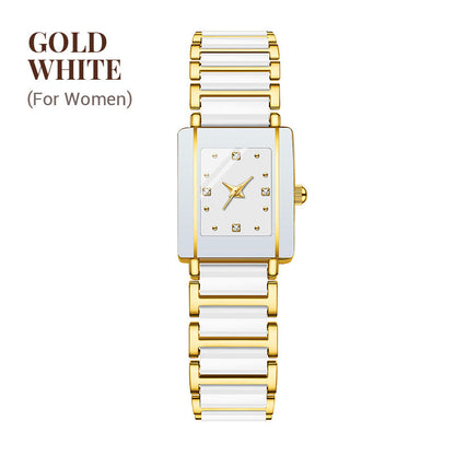 ⌚Fashion Keramisk Kvadratisk Quartz Ur