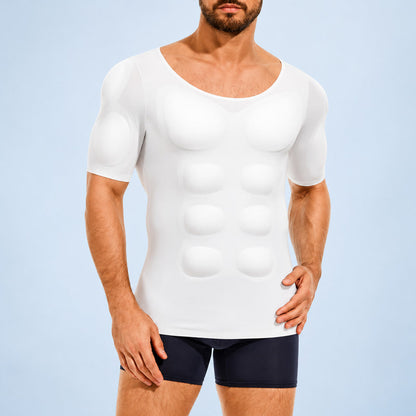 💪 Mænds formende muskel-T-shirt – Få et mere markeret look med det samme!