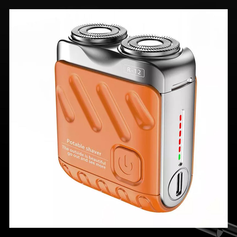 Kannettava Rotary Dual Ring Electric Shaver