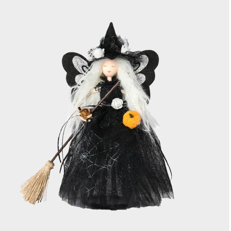 🧙‍♀️ Halloween heksedukke-dekorationer til hjem og fest 🎃
