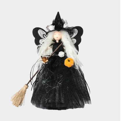 🧙‍♀️ Halloween heksedukke-dekorationer til hjem og fest 🎃