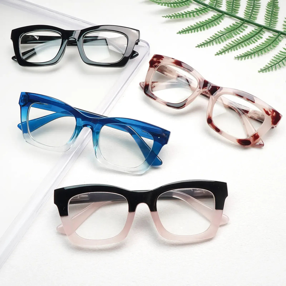 👓 Specialtilbud – Brillesæt med blålysfilter – 4 par unisex læsebriller