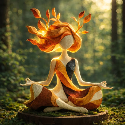 🧘Serenity Growth | Inner Harmony Skulpturel Figurin 🌙