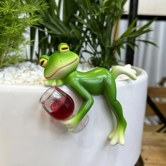🐸 Frø Urtepotte-Hænger Ornament 🍷