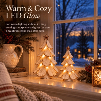🎄✨ Vintage LED-juletræ – Bring nostalgi til live! 💡