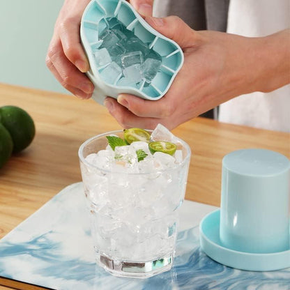 ❄️ Sommerkulde er et must! 🔥Hurtigfrysende silikon-isbitform