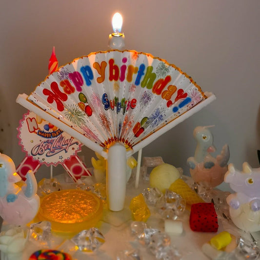 🎂🎂 Uudelleenkäytettävä tuuletin-syntymäpäiväkynttilä🎁PARAS LAHJA PERHEELLE🎂🎁