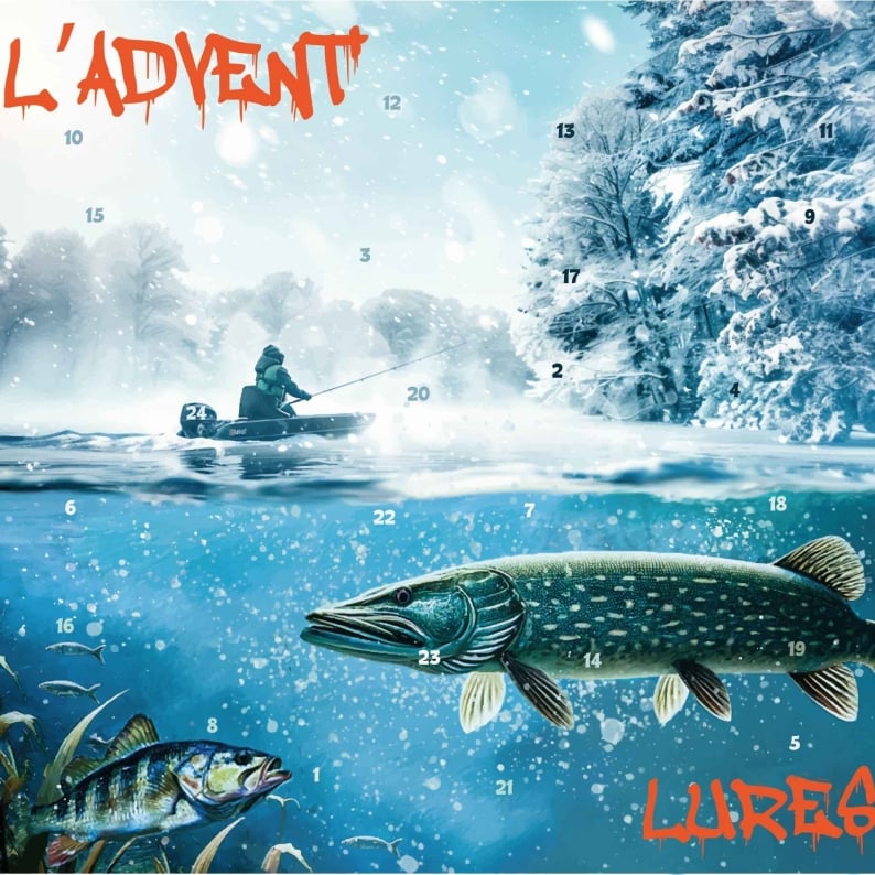 🎣 24 dages fiskeoverraskelser – Den ultimative julegave til lystfiskere