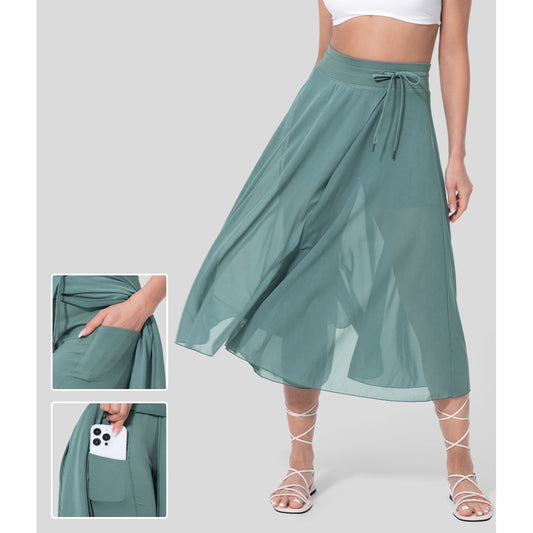 Veldira™ elegantti 2-in-1 hame piilotetuilla taskuilla.