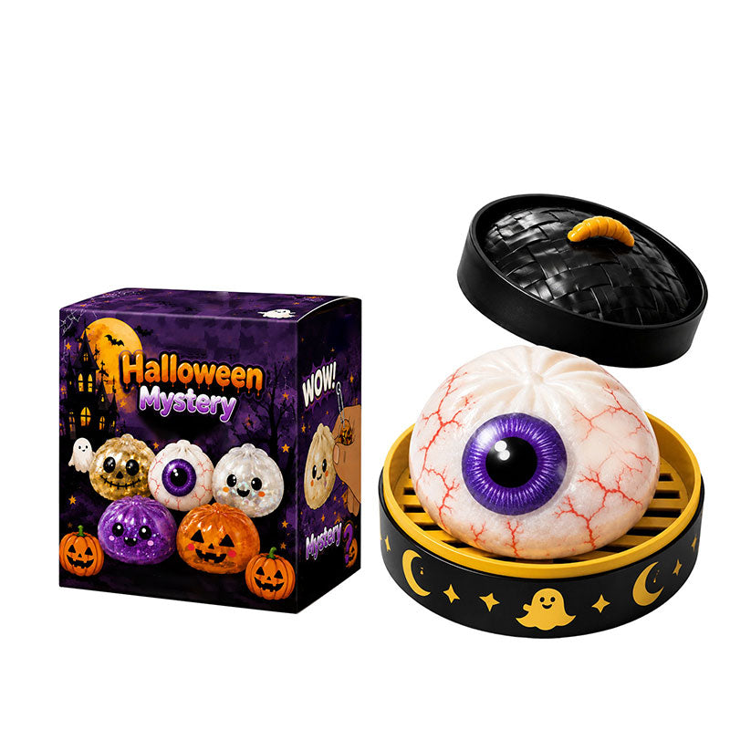 🎃 Halloween Dumpling Squeeze Squishy Legetøj