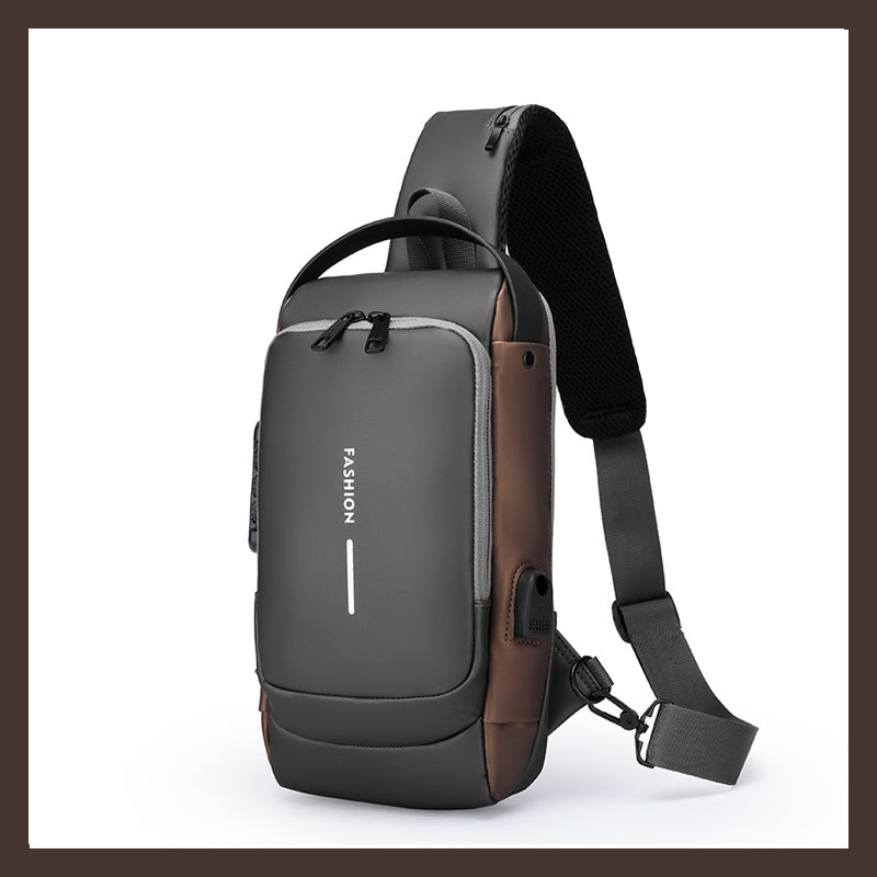 2024 Uusi yksinkertainen vedenpitävä vedenpitävä Crossbody olkalaukku