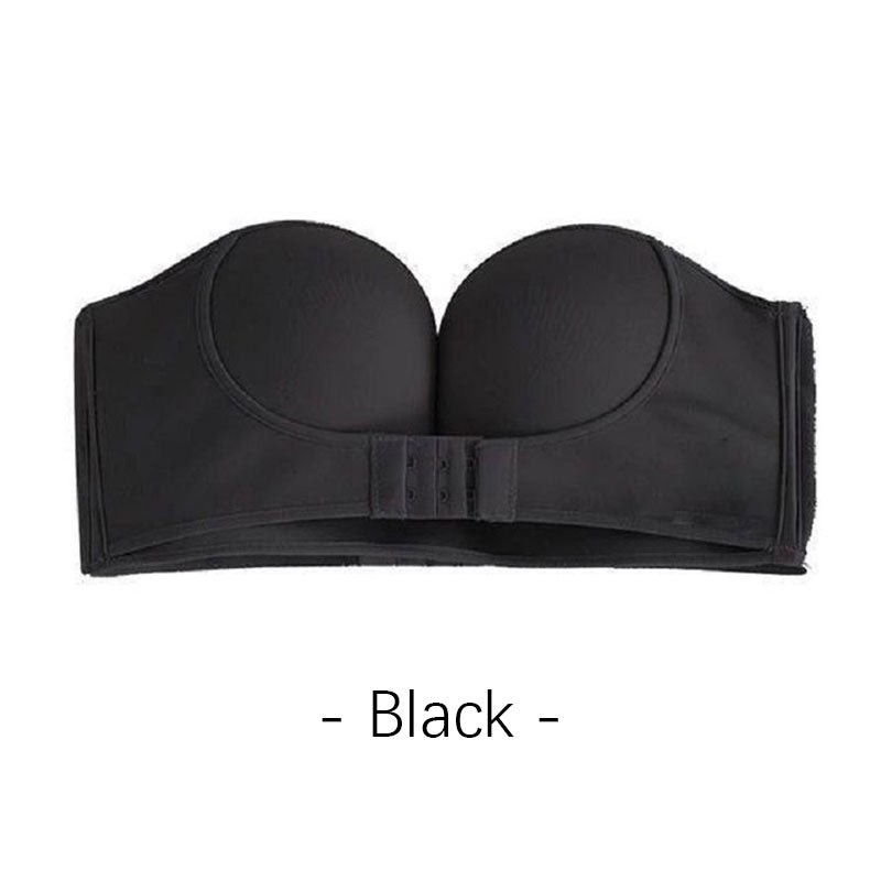 Olkaimeton liukumaton Push-Up rintaliivit