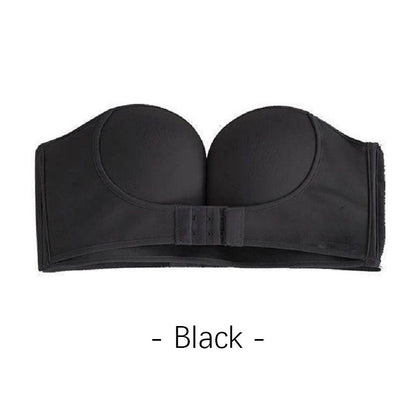Olkaimeton liukumaton Push-Up rintaliivit