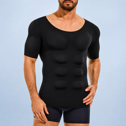 💪 Mænds formende muskel-T-shirt – Få et mere markeret look med det samme!