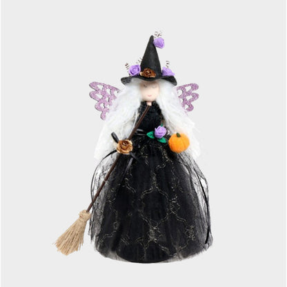 🧙‍♀️ Halloween heksedukke-dekorationer til hjem og fest 🎃