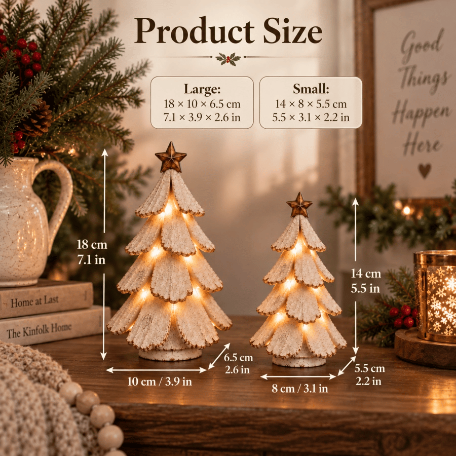 🎄✨ Vintage LED-juletræ – Bring nostalgi til live! 💡