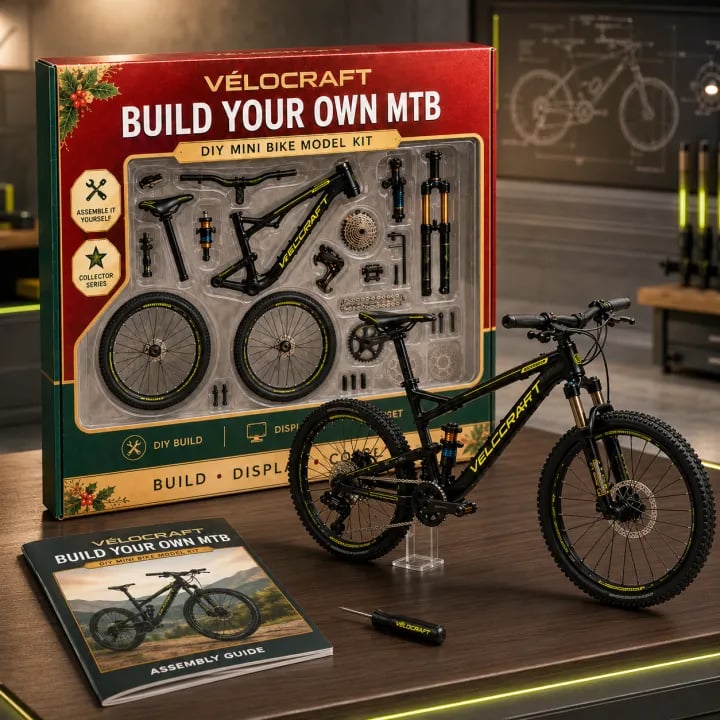 🎉🔥 50% RABAT - 🚲 DIY Mountainbike Model Sæt – Byg, Udstil & Saml 🚵‍♂️