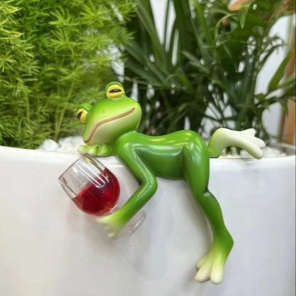 🐸 Frø Urtepotte-Hænger Ornament 🍷
