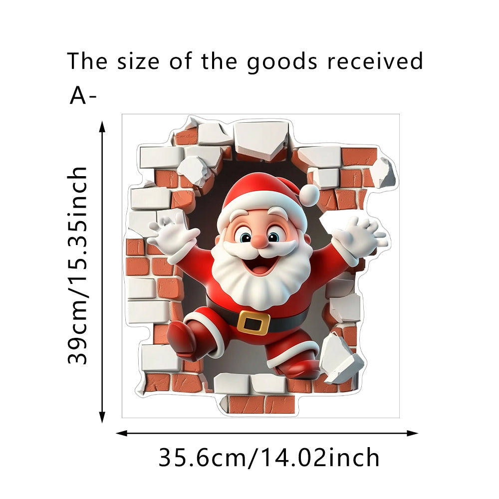 🎁Julesalg Kun 99 kr!!🔥🎅Kreativt Julevægklistermærke