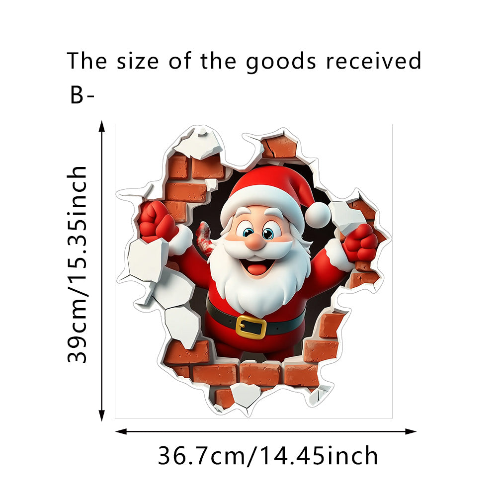🎁Julesalg Kun 99 kr!!🔥🎅Kreativt Julevægklistermærke