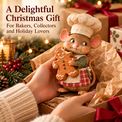 🍪 Honningkagemus som bager – sød julefigur 🐭🎄