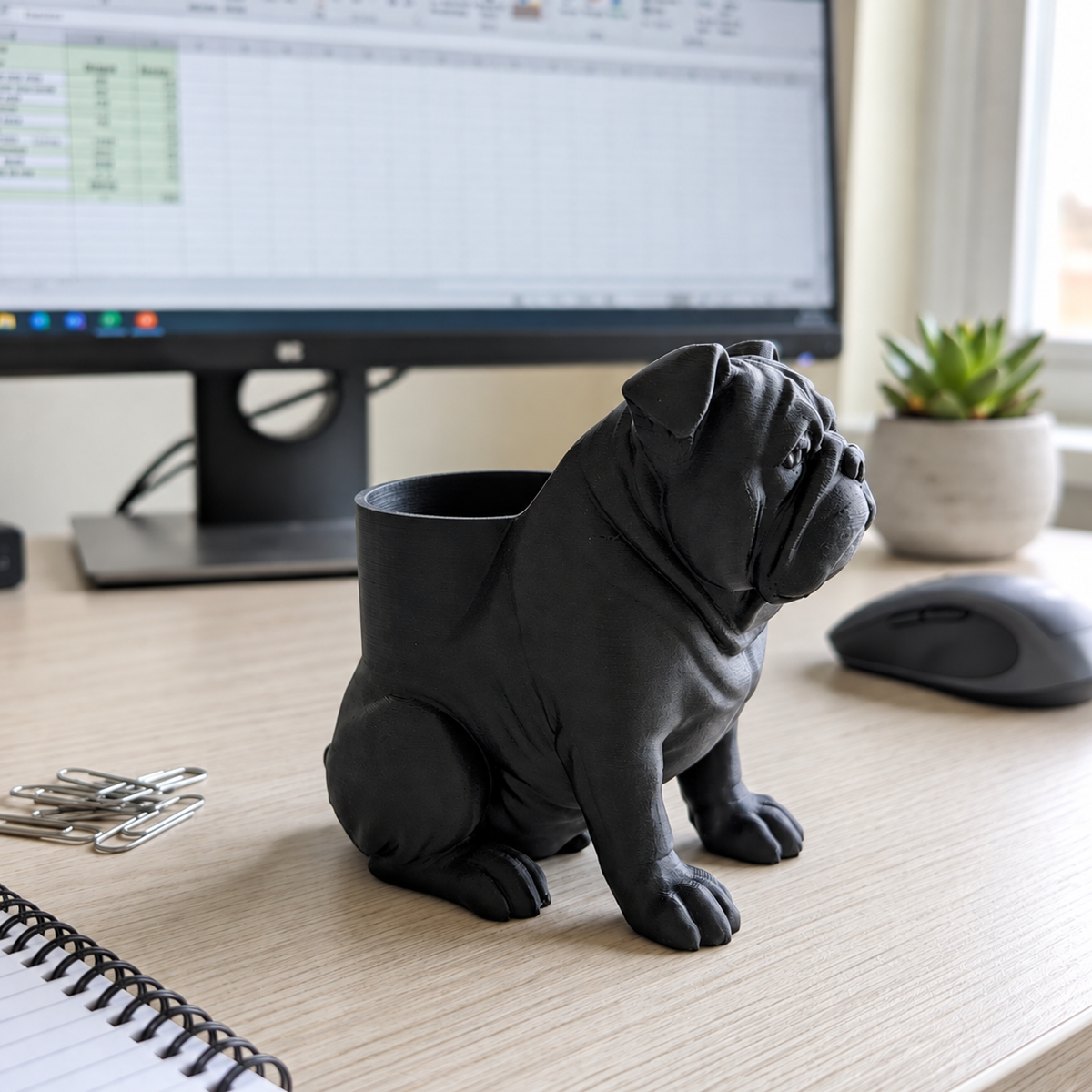 🐶Tysk hyrdehund skrivebordsorganisering