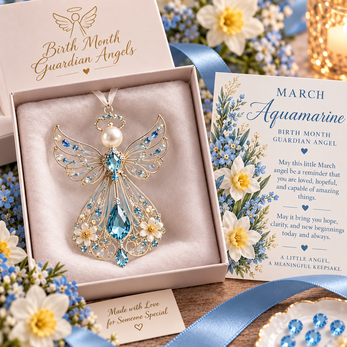 ✨ Birth Month Guardian Angels — En engel valgt specielt til dig 👼💎