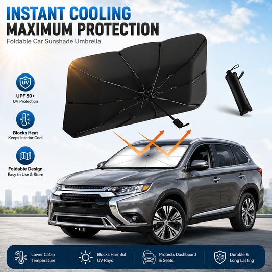 🏆SIDSTE DAG MED REA 60% RABAT!!💕SunShade Foldable Heat Protector™☀️DK