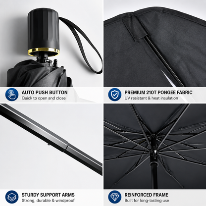 🏆SIDSTE DAG MED REA 60% RABAT!!💕SunShade Foldable Heat Protector™☀️DK