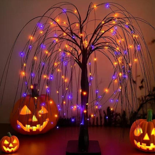 🎃✨Tidligt udsalg 50% RABAT🔥Halloween Træbelysning