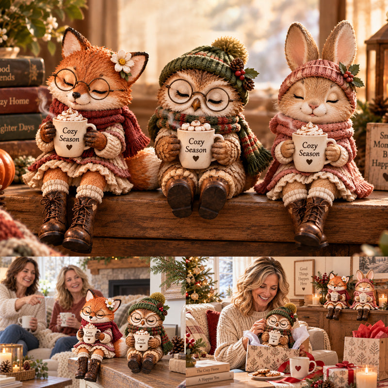 🦊 Hjertevarmende jule-dyr ledsagere 🦉🐰