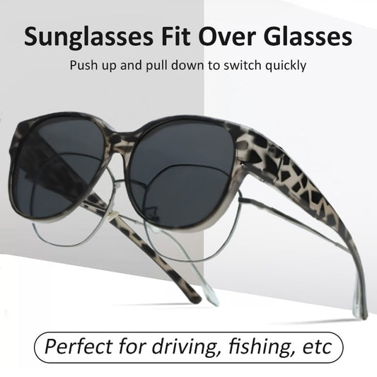 🎉BEGRÆNSET SALG: KUN 99 KR.!!😎UV400 Beskyttelse Fit Over Briller Solbriller