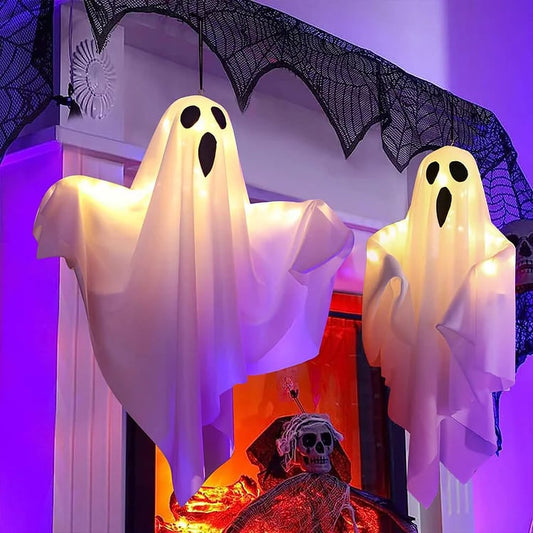 👻Valovoimaiset aavekruunut Halloweenille🎃/👻Halloweenin hehkuvat aavekruunut🎃