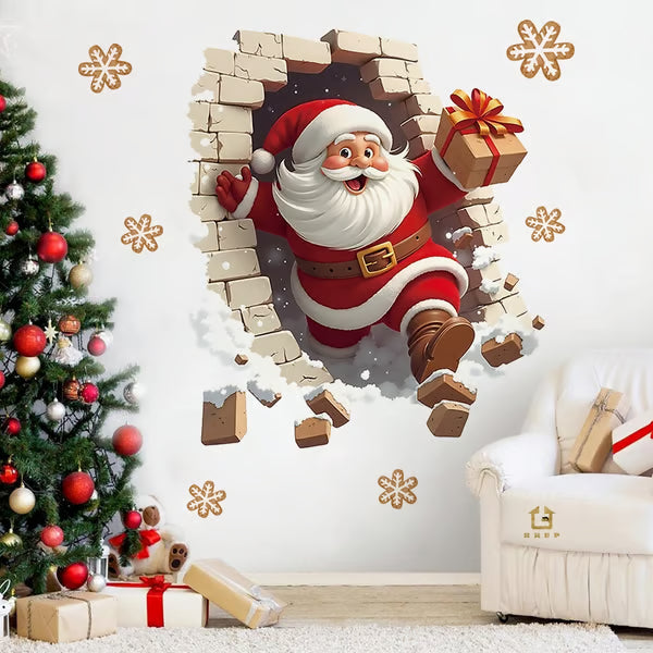 🎁Julesalg Kun 99 kr!!🔥🎅Kreativt Julevægklistermærke