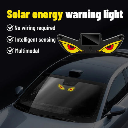 Giv din bil karakter: Solar Demon Eye – Det ultimative trådløse LED-look 😈✨