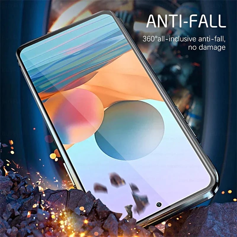 Kaksipuolinen magneettinen karkaistu lasi Phone Case
