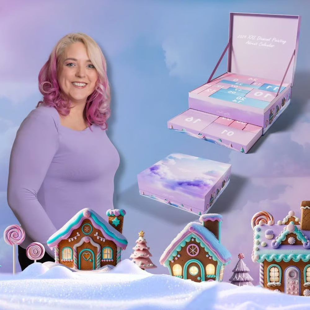 💎🎄 2025 XXL Timanttimaalaus Adventtikalenteri - ✨ Rajoitettu Painos