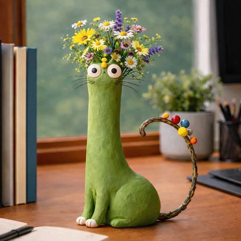 😻 Katte der holder dine blomster – fordi dit hjem har brug for mere "purrsonality"! 🌼